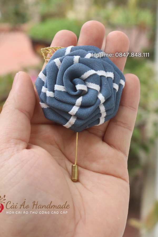 Hoa cài áo vest nam nữ