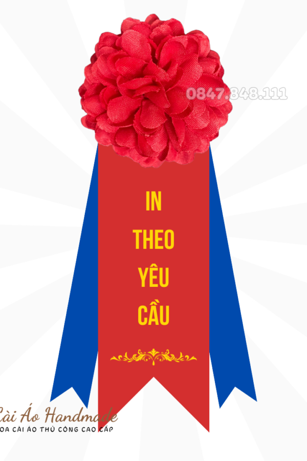 Hoa cài áo đại biểu giá rẻ