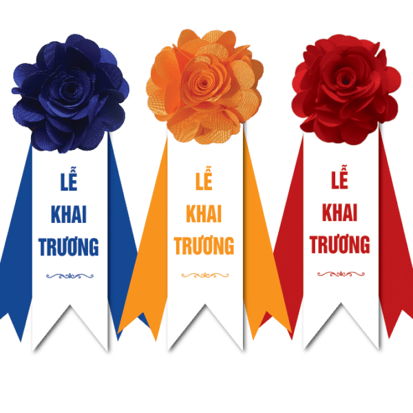 Hoa cài áo Khai Trương