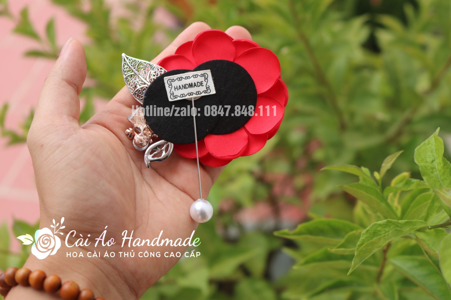 Hướng Dẫn Cách Cài Hoa Cài áo - Hoa Cài áo Handmade