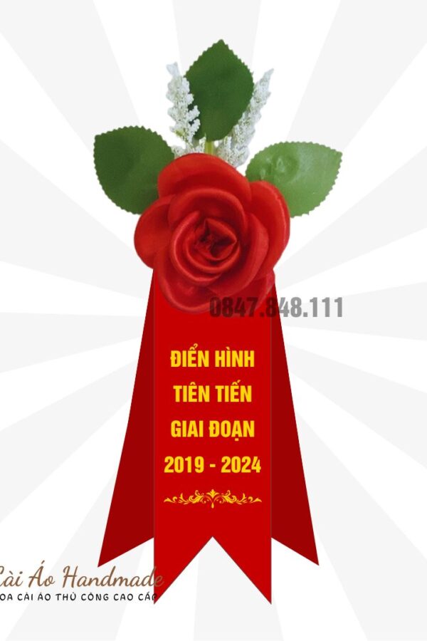 Hoa Đại Biểu Điển Hình Tiên Tiến - Hoa cài áo đại biểu