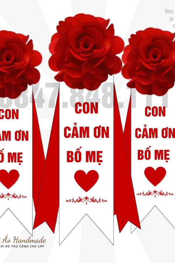 Hoa Cài Áo Con Cảm Ơn Bố Mẹ – Lễ Trưởng Thành Hoa Cài Áo Con Cảm Ơn Bố Mẹ