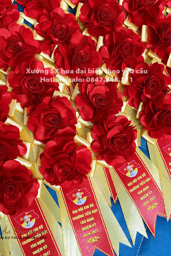 Hoa Cài Áo Đại Biểu Đại Hội Chi Bộ 2 Hoa Cài Áo Đại Biểu Đại Hội Chi Bộ