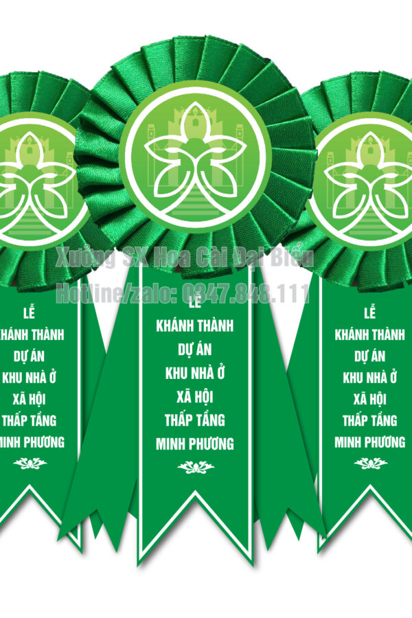 Hoa Cài Áo Lễ Khánh Thành