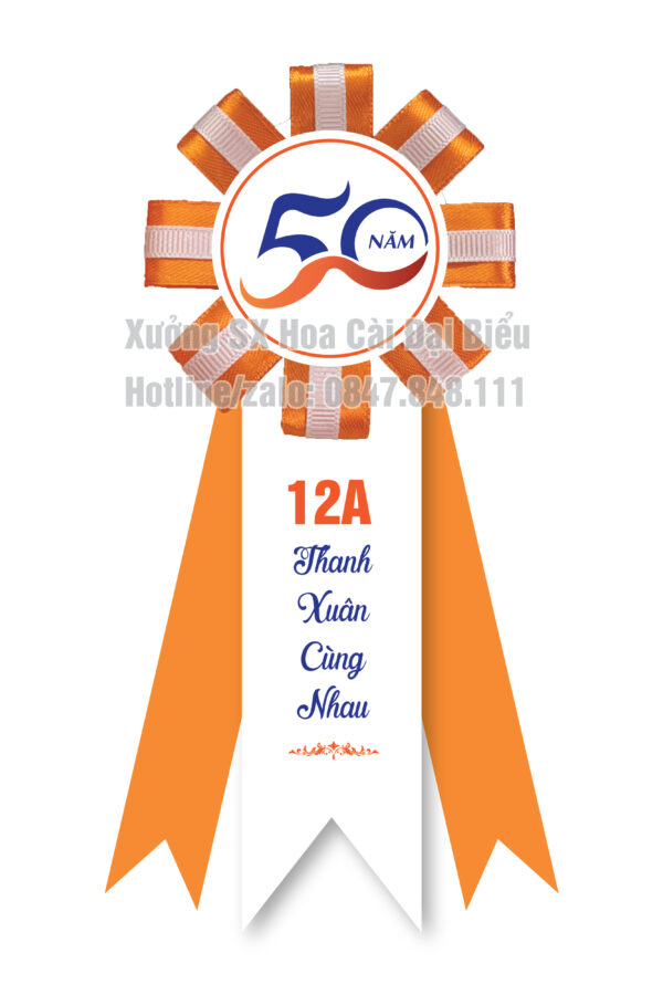 Hoa Cài Áo Kỷ Niệm 50 Năm